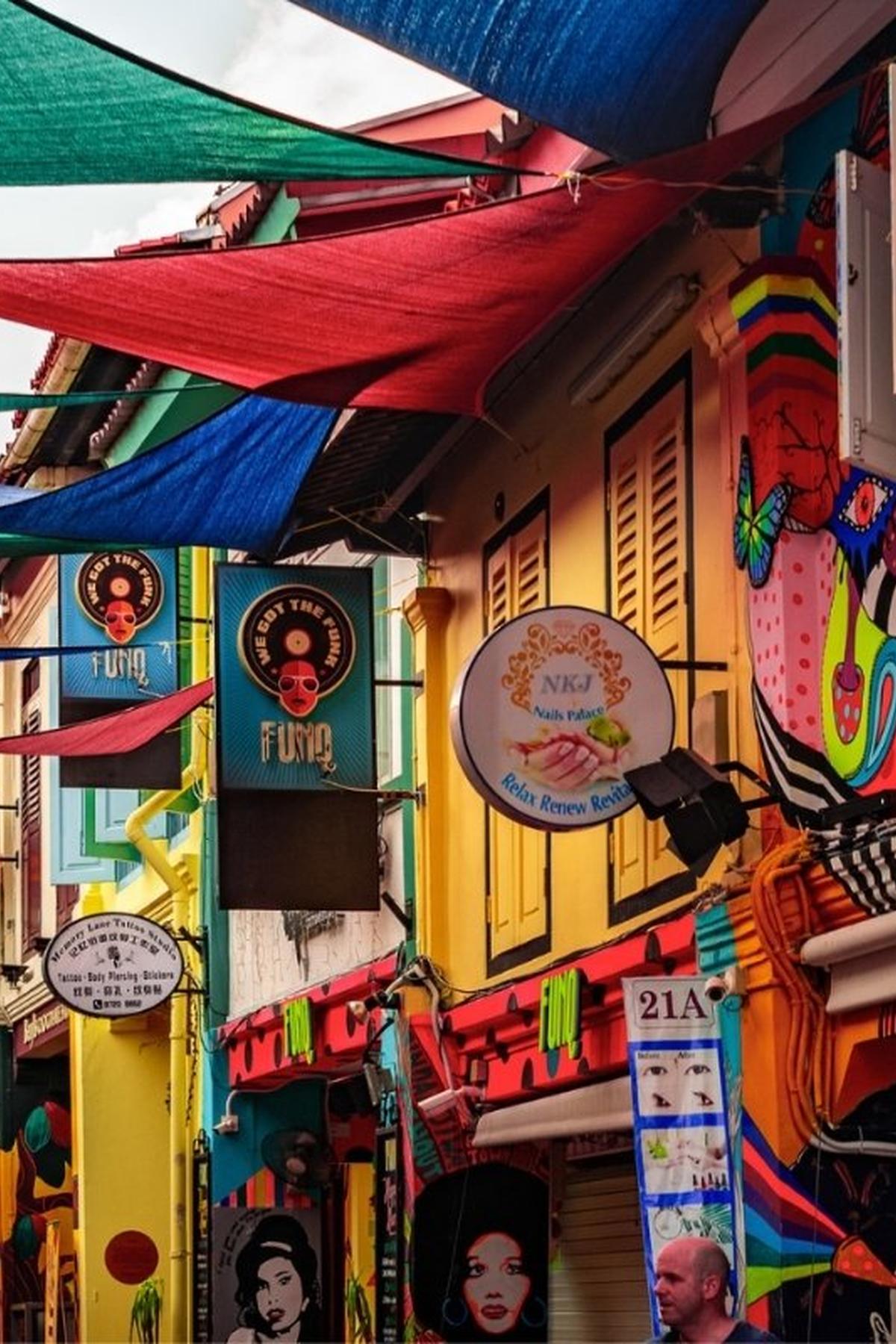 Haji Lane: Bohemian Boutiques and Street Art