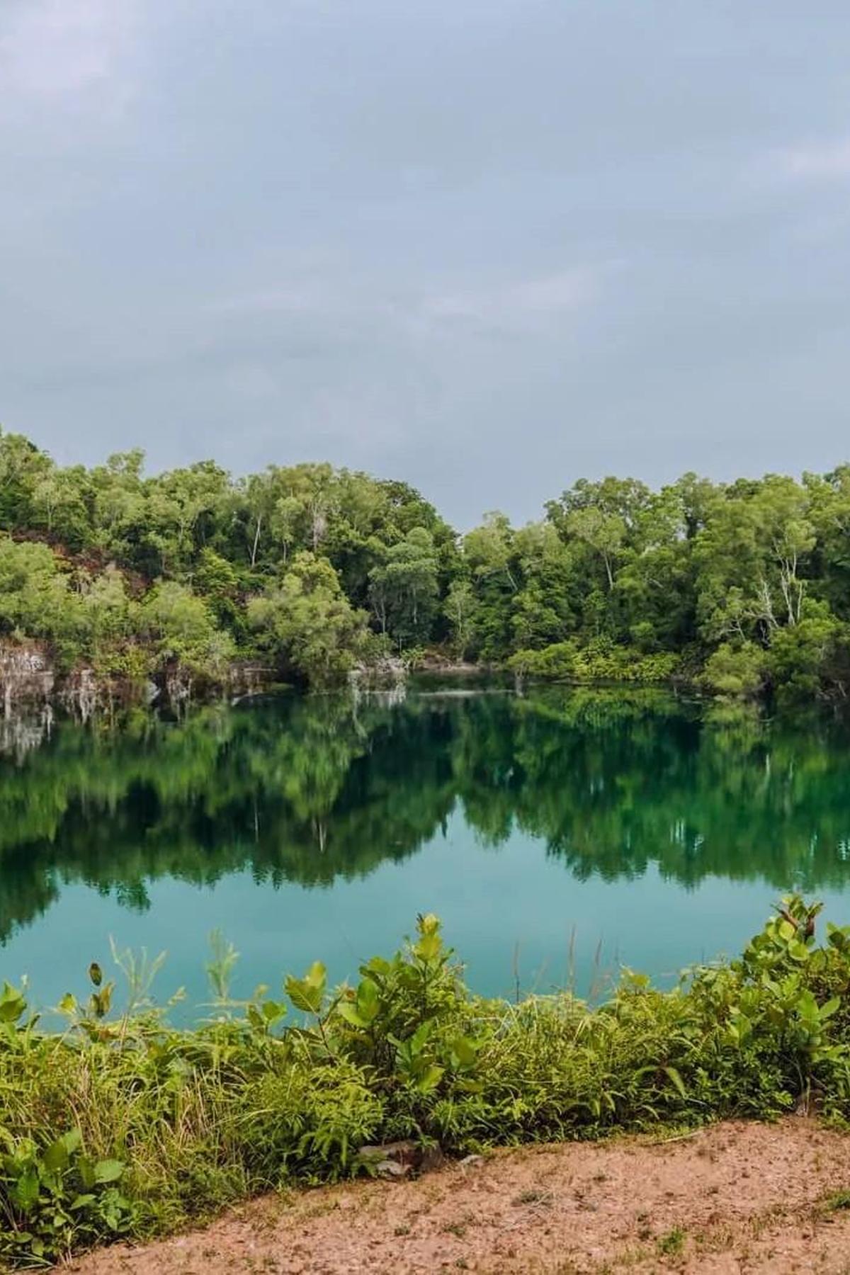 Ubin Quarry Views: Panoramic Island Scenery