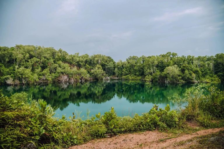 Ubin Quarry Views Panoramic Island Scenery