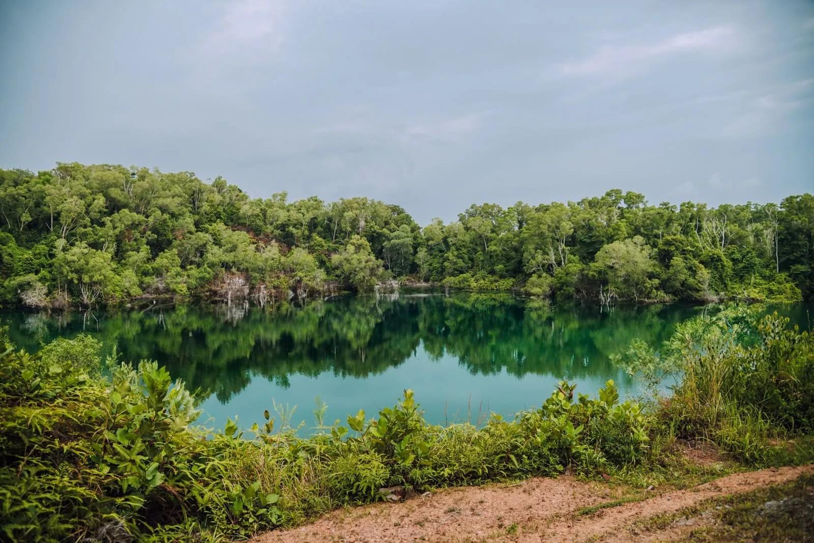 Ubin Quarry Views Panoramic Island Scenery